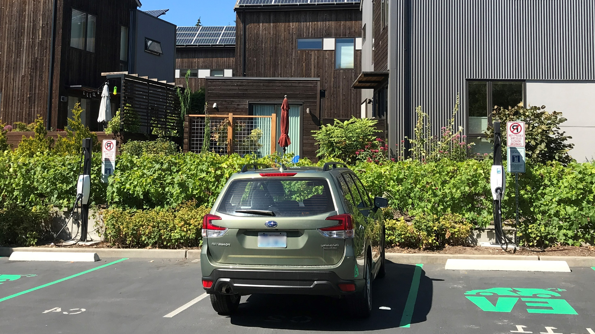 Grow Community on Bainbridge Island was one of 35 properties in our service area to receive electric vehicle charging for its tenants through our Multifamily Charging pilot.